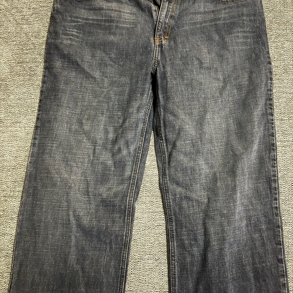 Claiborne Men's Relaxed Fit Gray Jeans